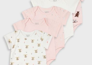 Σετ 5 κορμάκια για βρεφικό κορίτσι (0 - 24 μηνών) | ΕΜΠΡΙΜΕ - Energiers - 